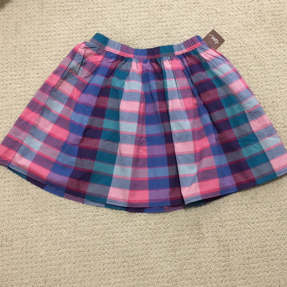 Brand new Tea Collection plaid twirl skirt